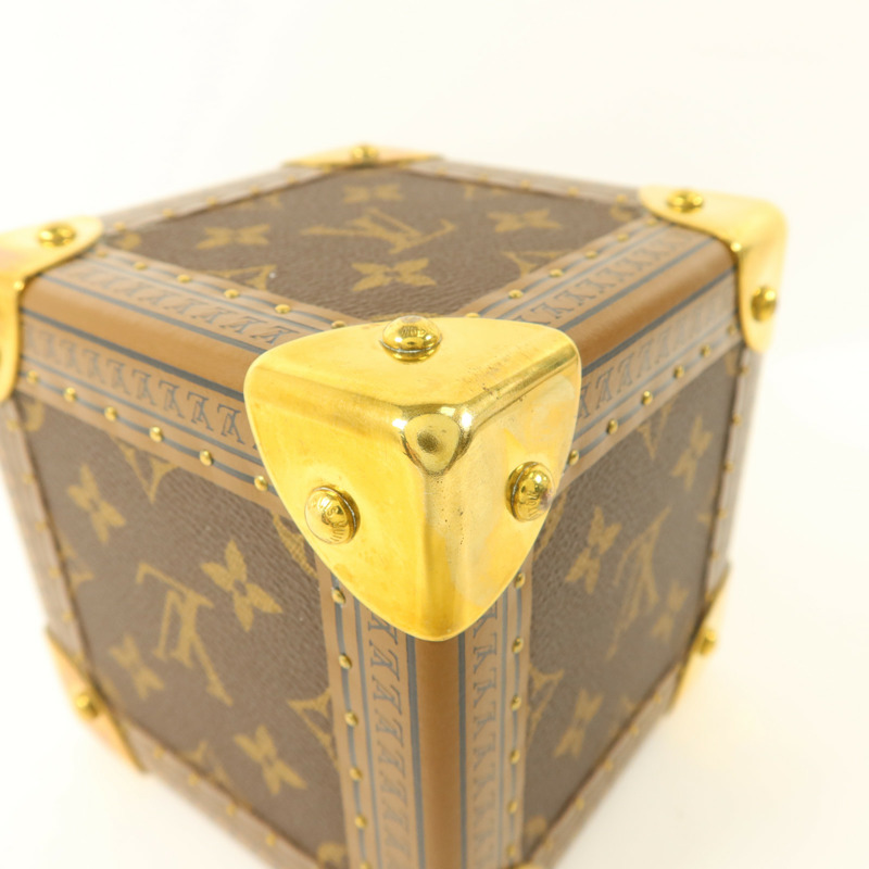 LOUIS VUITTON Monogram Cube金扣立方體-10