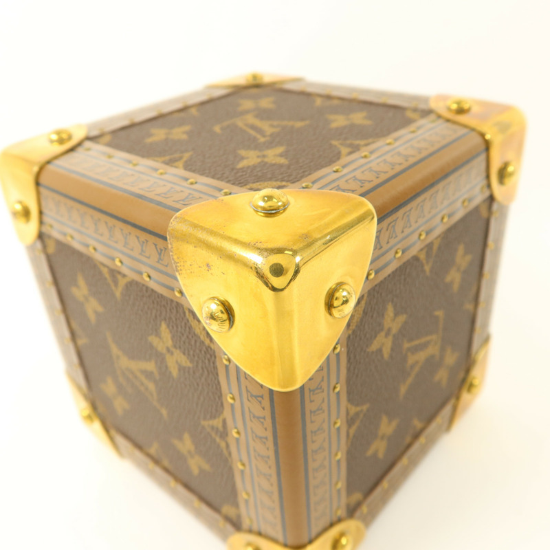 LOUIS VUITTON Monogram Cube金扣立方體-11