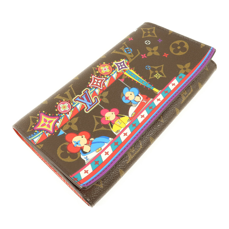 LOUIS VUITTON Monogram Sarah金扣長錢包-2