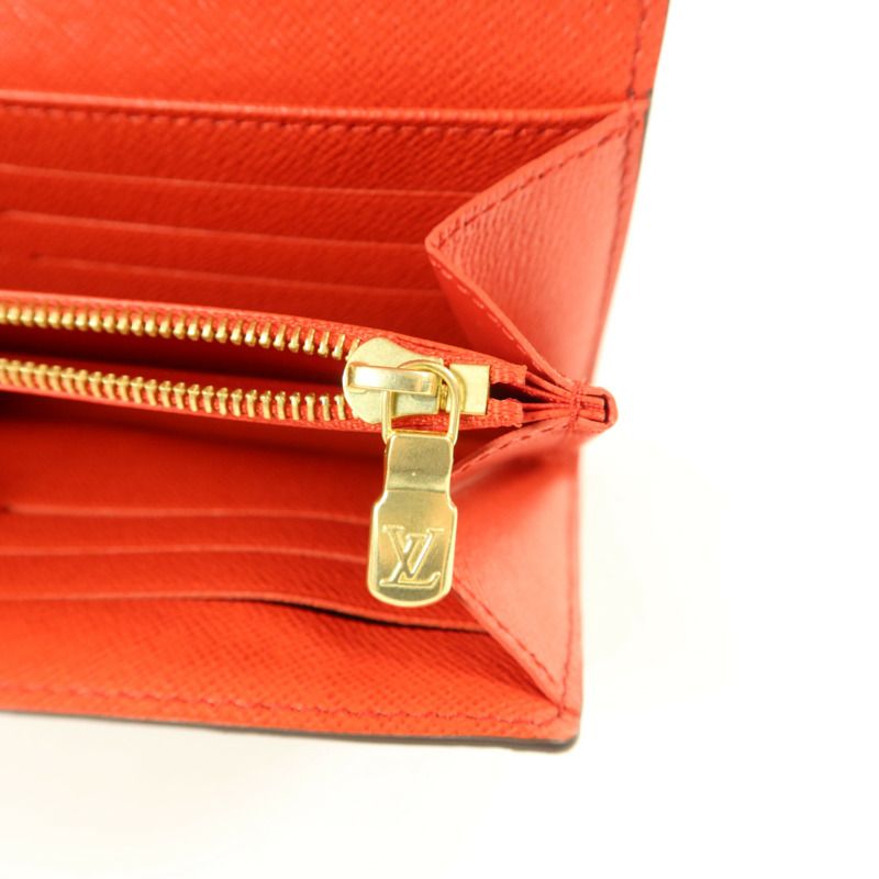 LOUIS VUITTON Monogram Sarah金扣長錢包-6