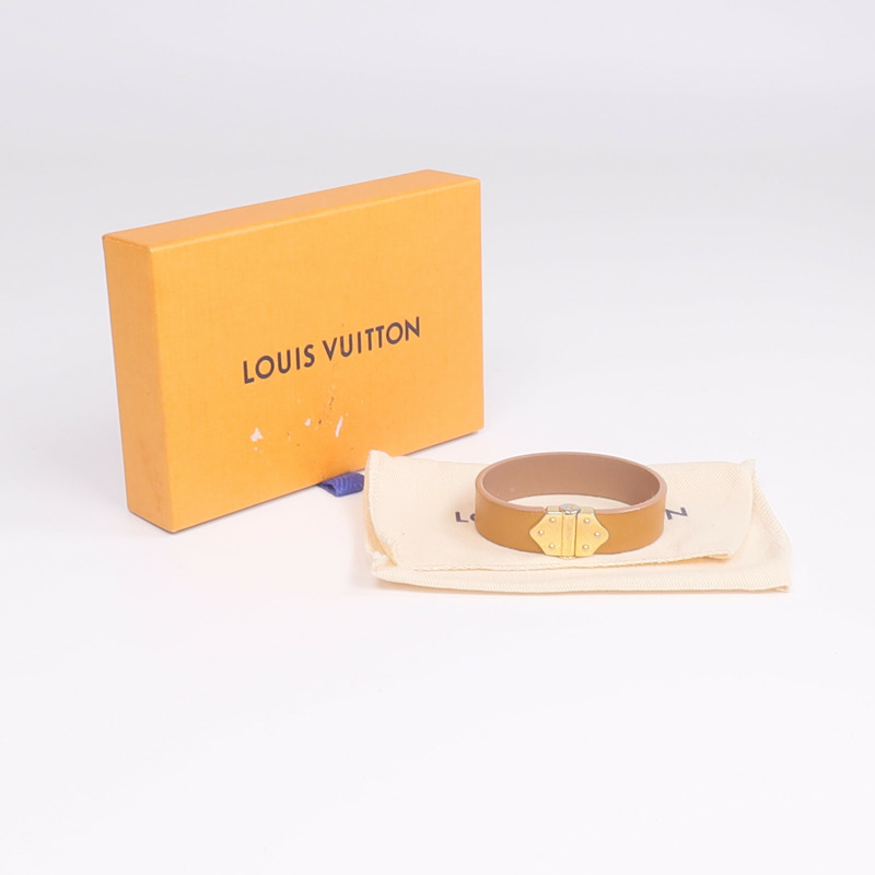 LOUIS VUITTON Epi Bracelet金扣手帶-12