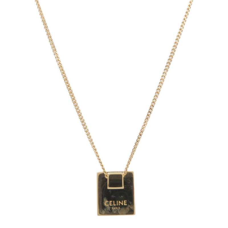 CELINE 金屬Alphabet W Necklace項鍊-1