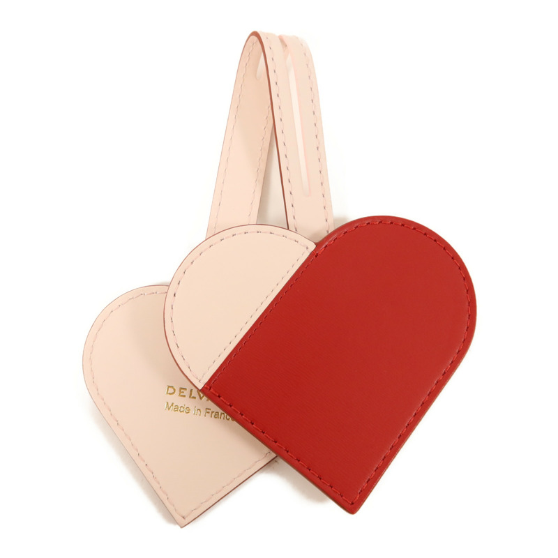 Delvaux Box Calf皮革Charms D Coeur掛飾-1