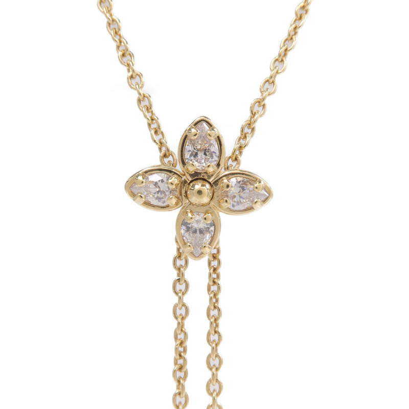 LOUIS VUITTON 金屬/水晶Dazzle Necklace金扣手鏈-2