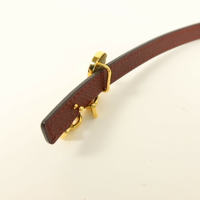 HERMES Swift皮革/Epsom皮革Belt金扣皮帶-4