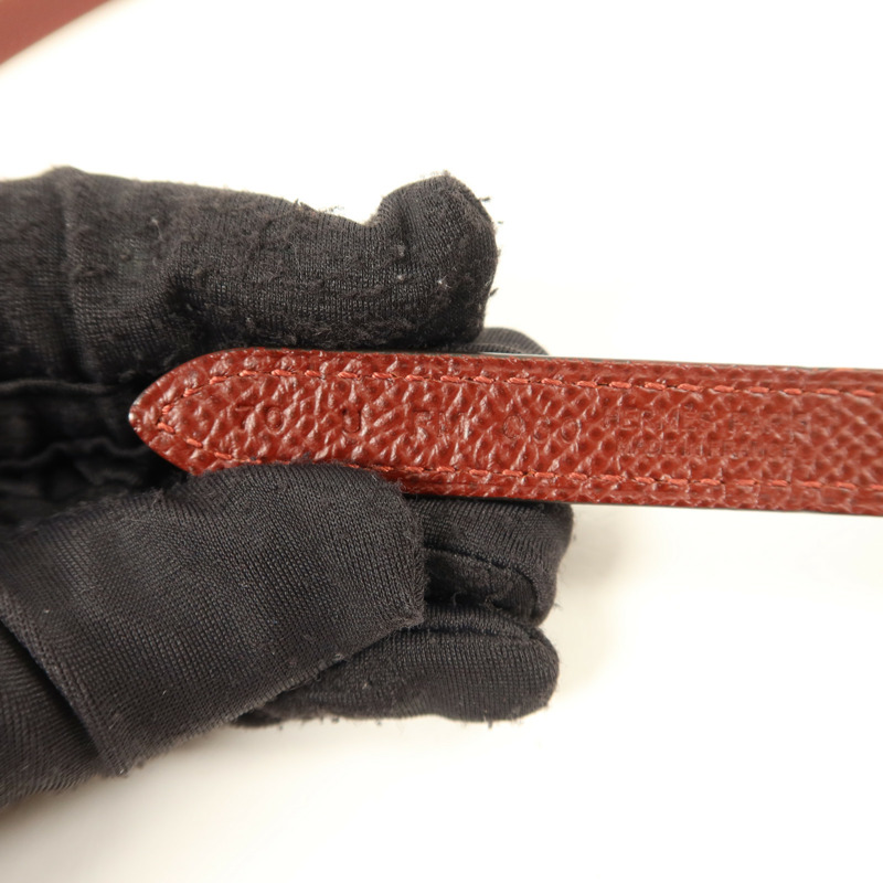 HERMES Swift皮革/Epsom皮革Belt金扣皮帶-5