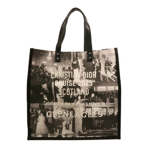 Dior 帆布Cruise 2025 Tote Bag銀扣肩背袋