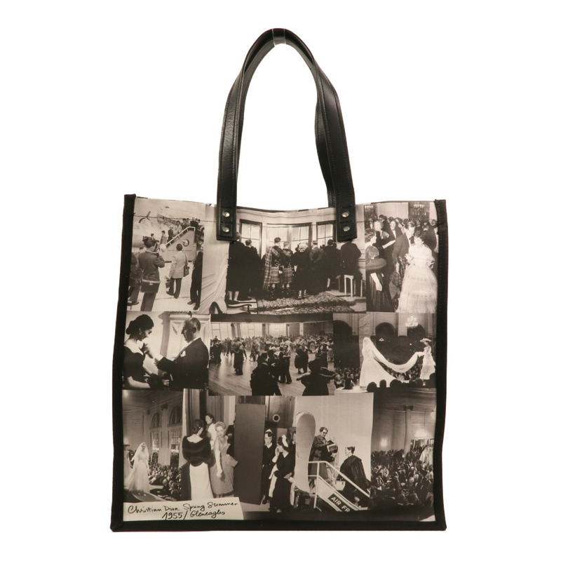 Dior 帆布Cruise 2025 Tote Bag銀扣肩背袋-1