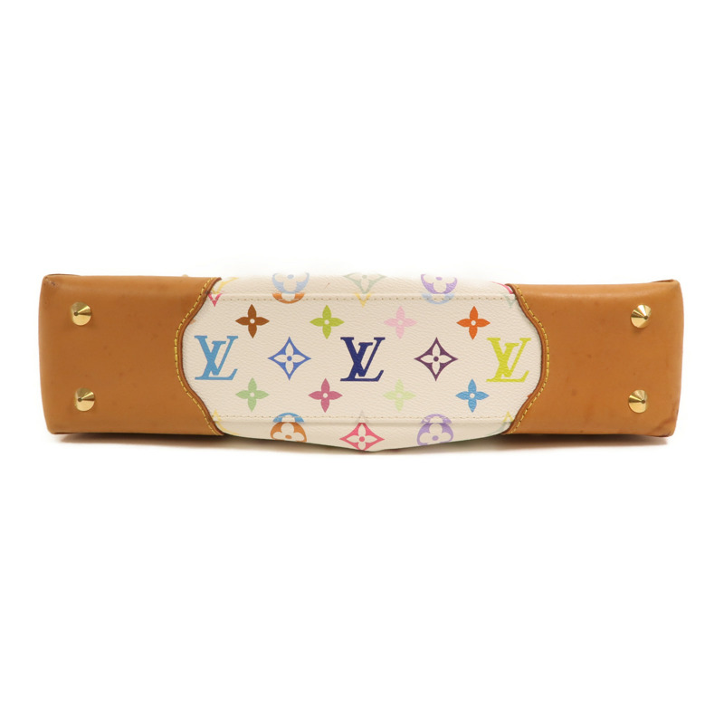 LOUIS VUITTON Monogram Multicolore Judy MM金扣鏈帶手挽肩背兩用袋-3