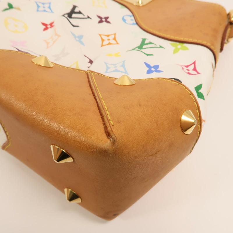 LOUIS VUITTON Monogram Multicolore Judy MM金扣鏈帶手挽肩背兩用袋-9