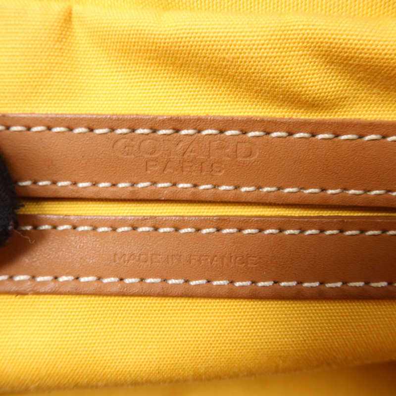 GOYARD 塗層帆布Cap-Vert PM銀扣肩背袋-5