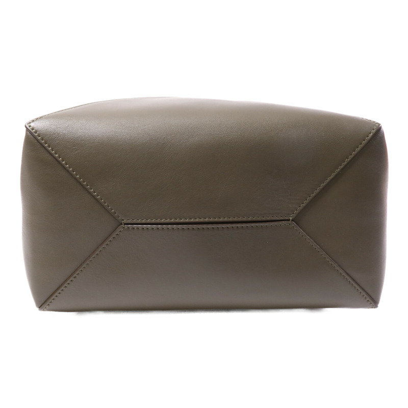 LOEWE 牛皮皮革Puzzle Fold Tote手挽袋-3