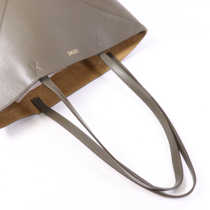 LOEWE 牛皮皮革Puzzle Fold Tote手挽袋-7