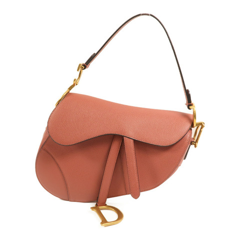 Dior 牛皮皮革Saddle Medium金扣肩背袋