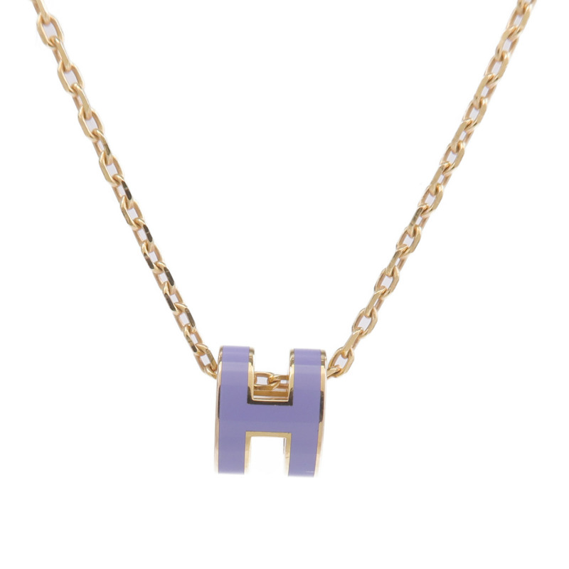 HERMES 金屬Mini Pop H Necklace項鍊-2