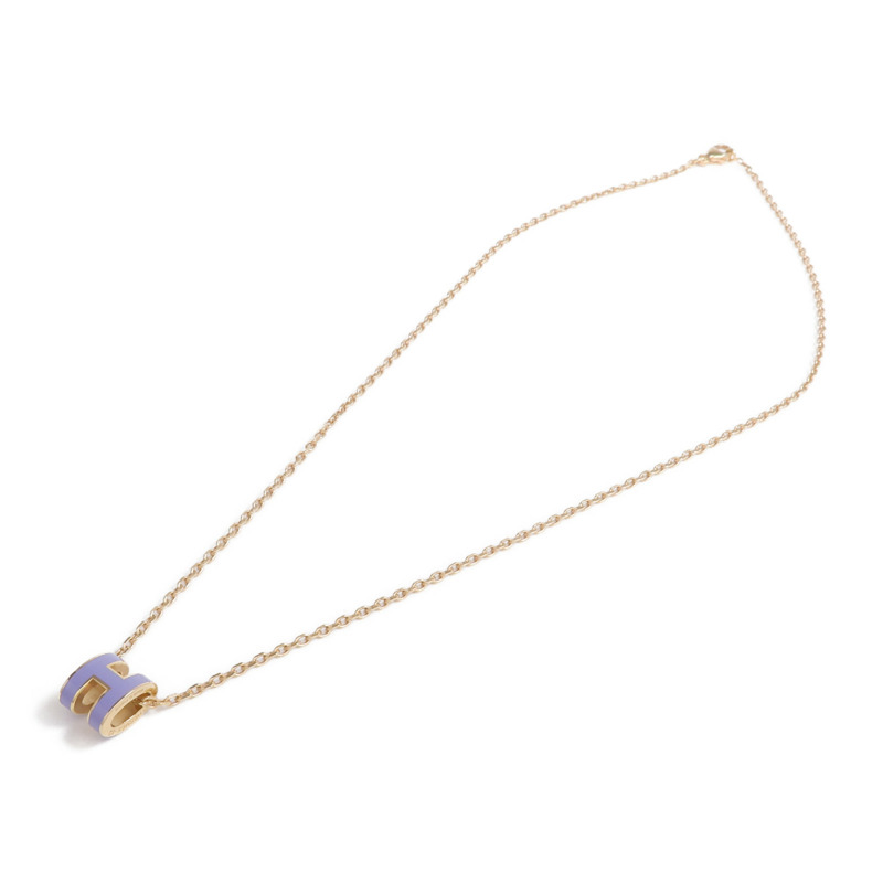 HERMES 金屬Mini Pop H Necklace項鍊-3