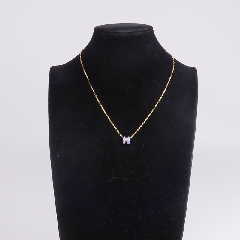 HERMES 金屬Mini Pop H Necklace項鍊-7