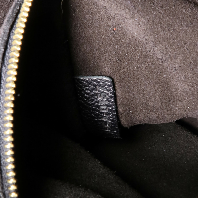 CELINE 牛皮皮革Sangle Bucket Large金扣肩背袋-7