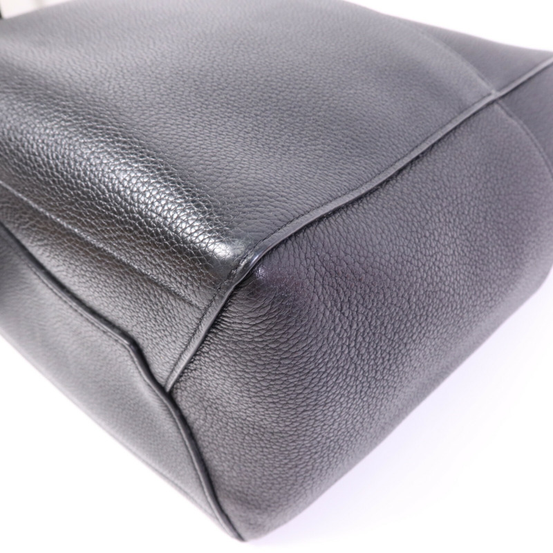 CELINE 牛皮皮革Sangle Bucket Large金扣肩背袋-11