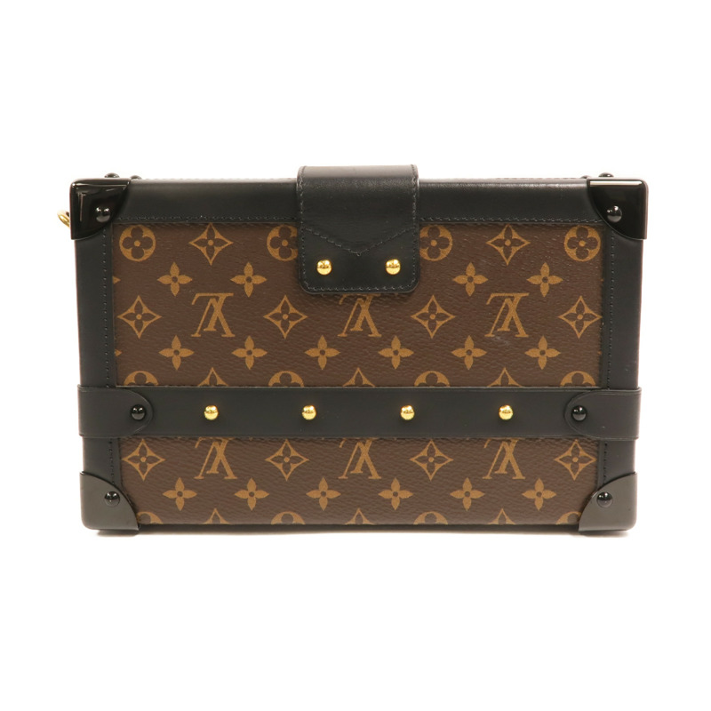 LOUIS VUITTON Monogram Petite Malle金扣肩背袋-1