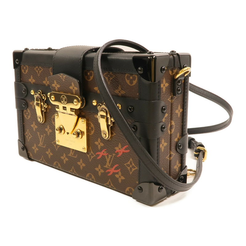 LOUIS VUITTON Monogram Petite Malle金扣肩背袋-2