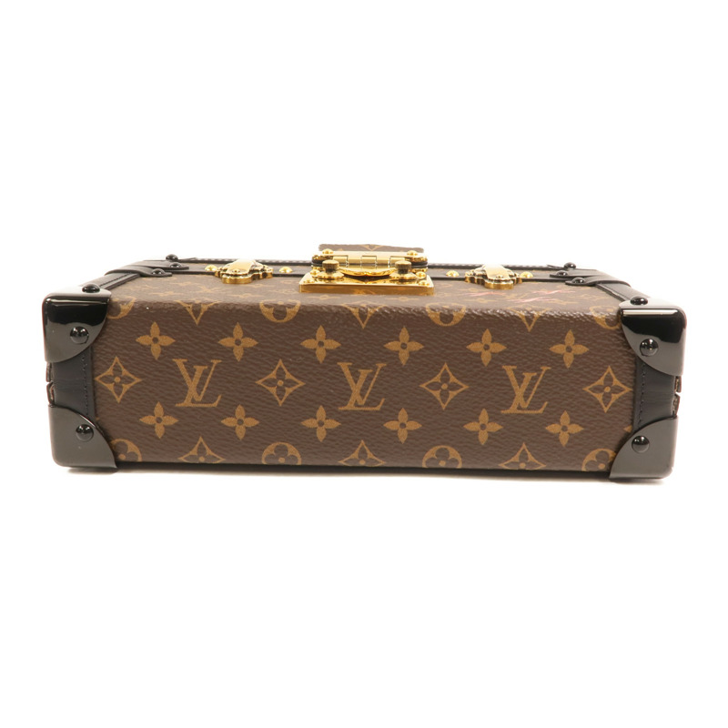 LOUIS VUITTON Monogram Petite Malle金扣肩背袋-3