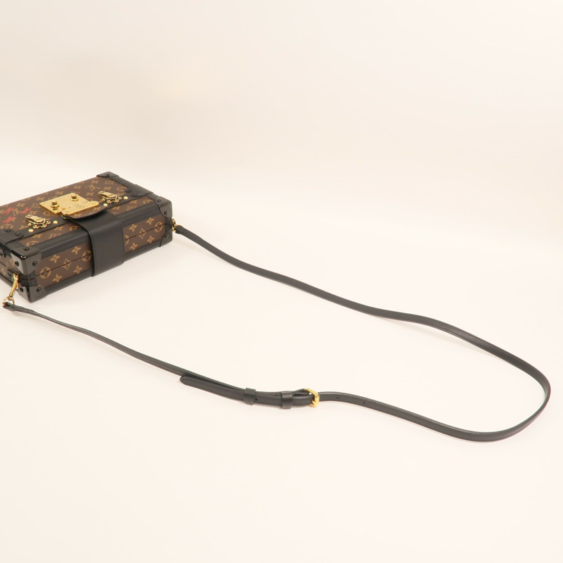 LOUIS VUITTON Monogram Petite Malle金扣肩背袋-6