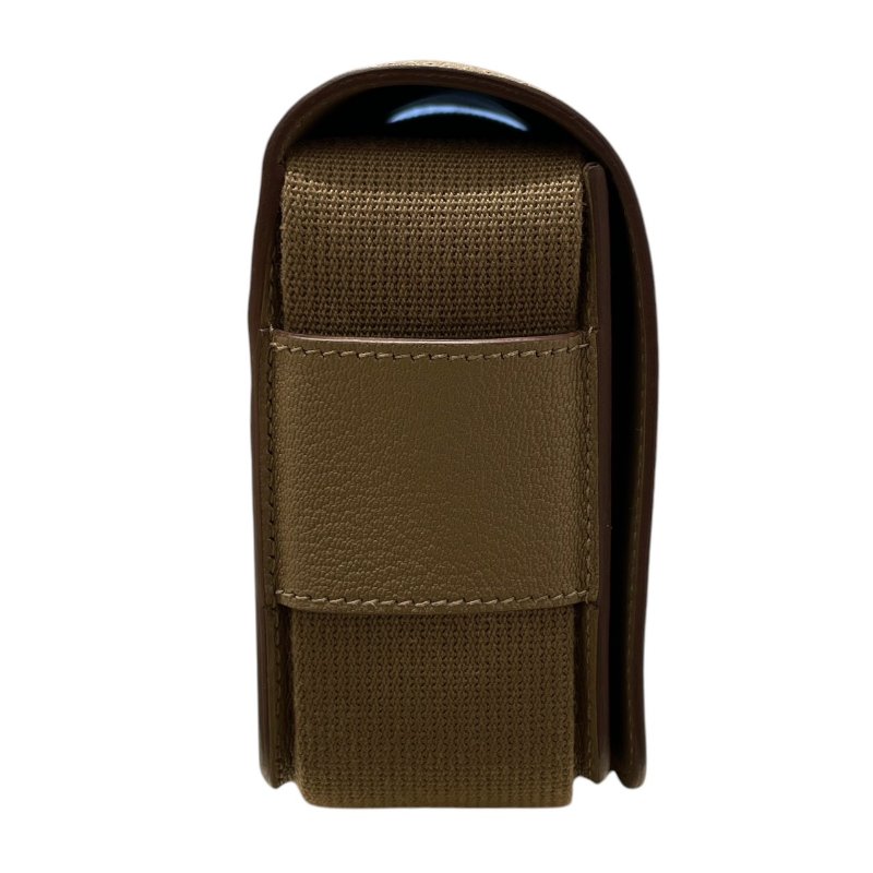 HERMES 愛馬仕 GETA 木屐包 山羊皮 大象灰 銀扣-2