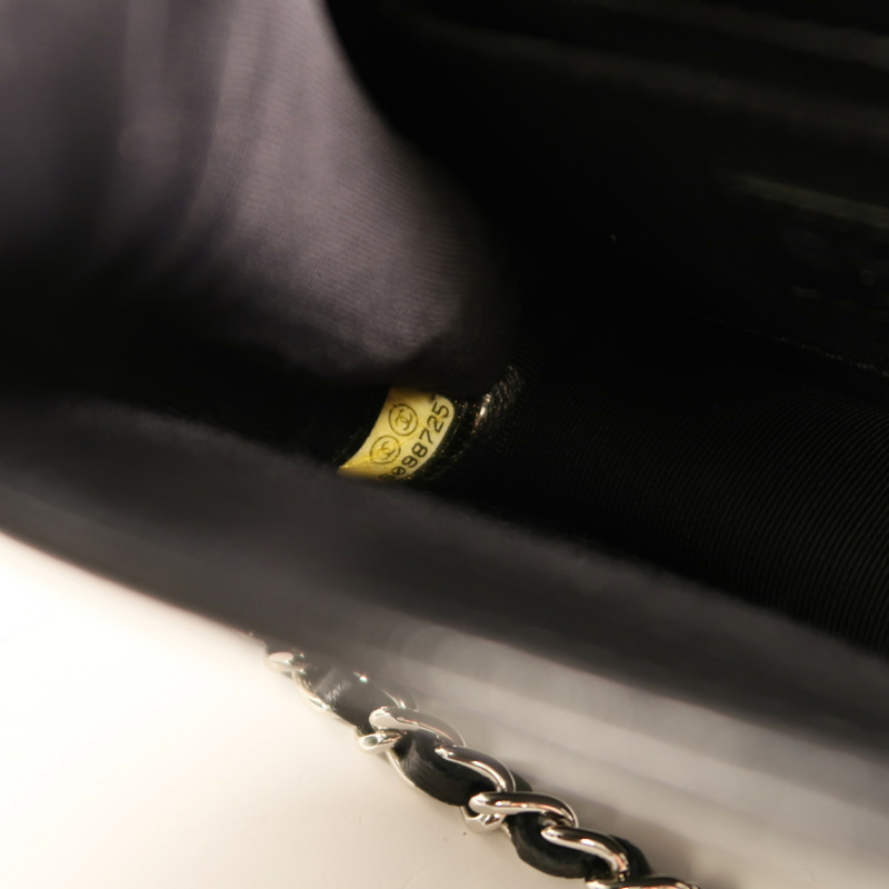 CHANEL 漆皮皮革Boy Brick Bag銀扣鏈帶肩背袋-6