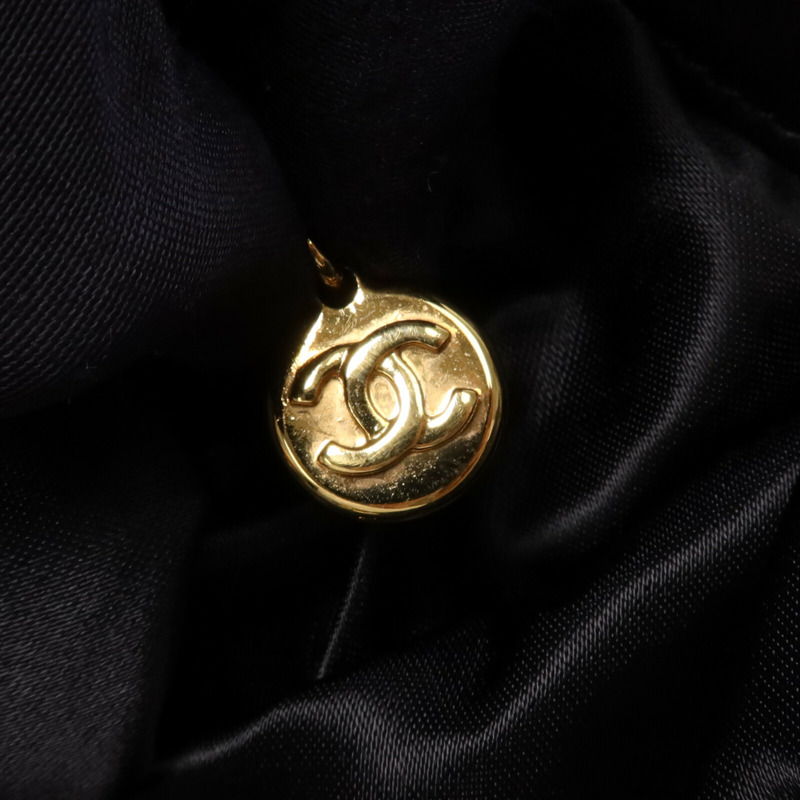 CHANEL 羊皮皮革Vintage Tote Bag金扣手挽袋-6