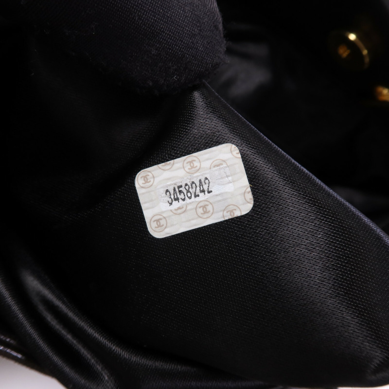 CHANEL 羊皮皮革Vintage Tote Bag金扣手挽袋-7