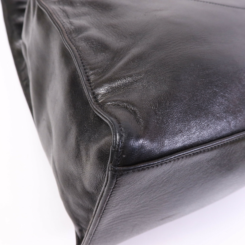 CHANEL 羊皮皮革Vintage Tote Bag金扣手挽袋-11