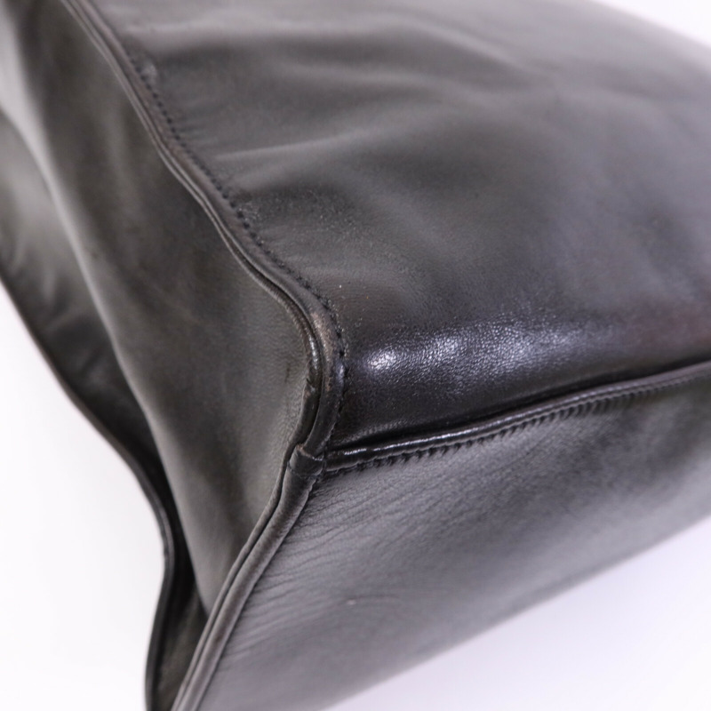 CHANEL 羊皮皮革Vintage Tote Bag金扣手挽袋-13