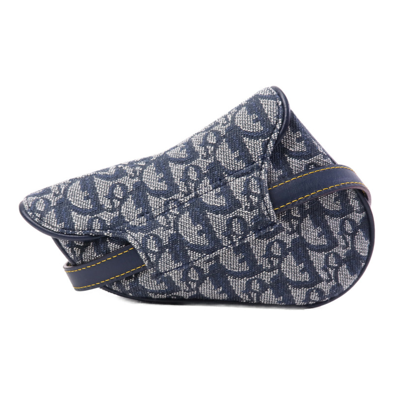 Dior 帆布Vintage Mini Saddle Belt Bag金扣肩背袋-1