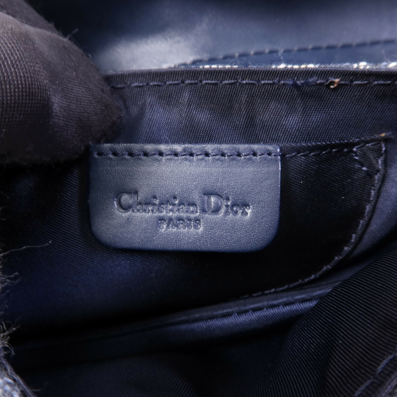 Dior 帆布Vintage Mini Saddle Belt Bag金扣肩背袋-5