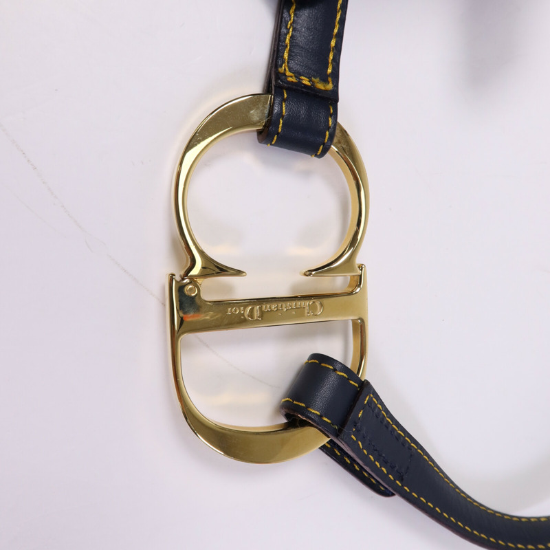 Dior 帆布Vintage Mini Saddle Belt Bag金扣肩背袋-6