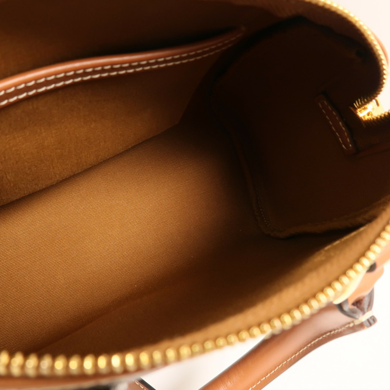 CELINE 塗層帆布Shoulder Bag金扣手挽肩背兩用袋-4