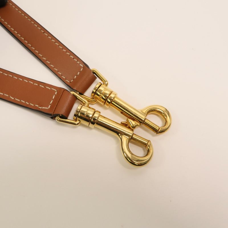 CELINE 塗層帆布Shoulder Bag金扣手挽肩背兩用袋-14