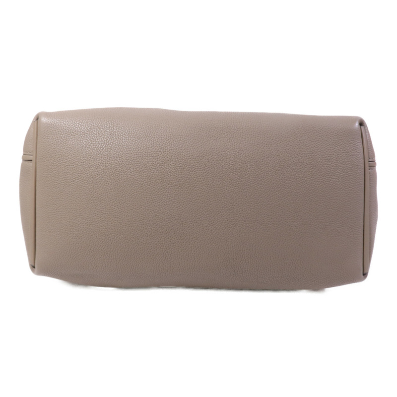 HERMES Togo皮革24/24 35CM銀扣手挽袋Gris Asphalt-3