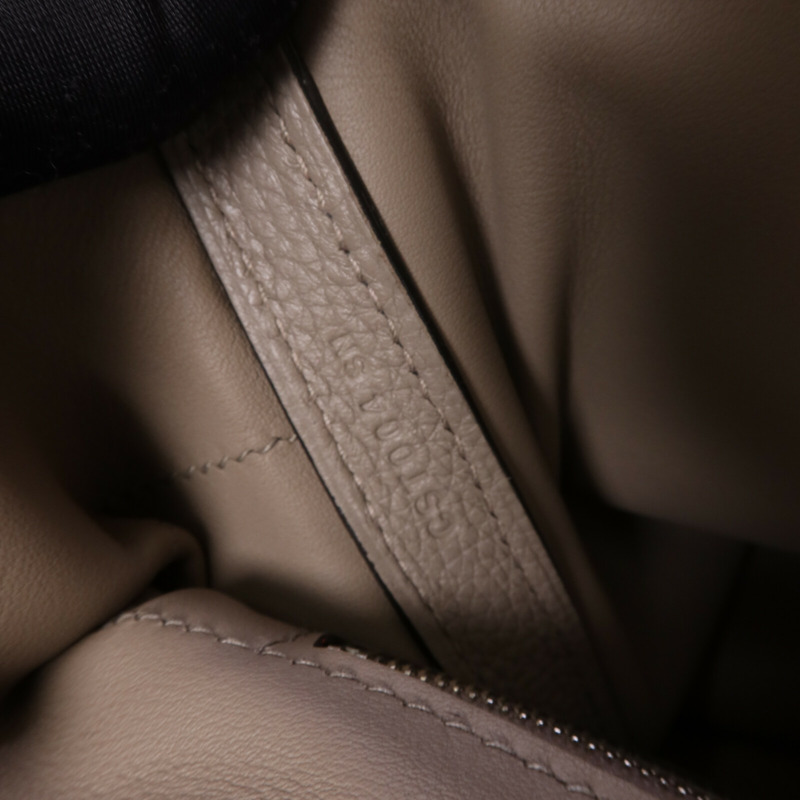 HERMES Togo皮革24/24 35CM銀扣手挽袋Gris Asphalt-7