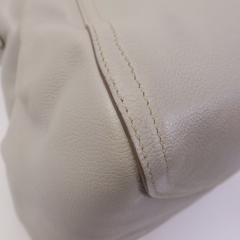 HERMES Evercolor皮革Oxer銀扣手挽肩背兩用袋Gris Perle-9