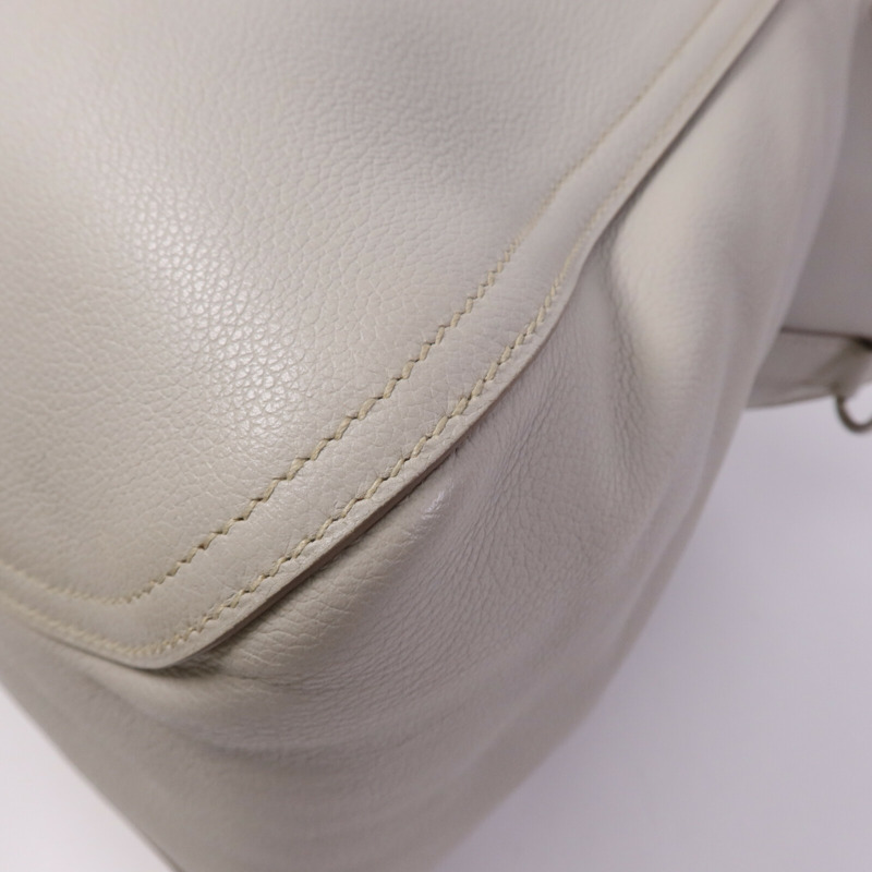 HERMES Evercolor皮革Oxer銀扣手挽肩背兩用袋Gris Perle-10