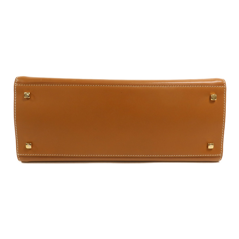 Salvatore Ferragamo 牛皮皮革Gancini Bag金扣手挽肩背兩用袋-3