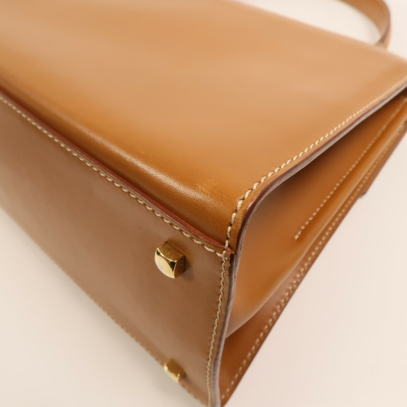 Salvatore Ferragamo 牛皮皮革Gancini Bag金扣手挽肩背兩用袋-10