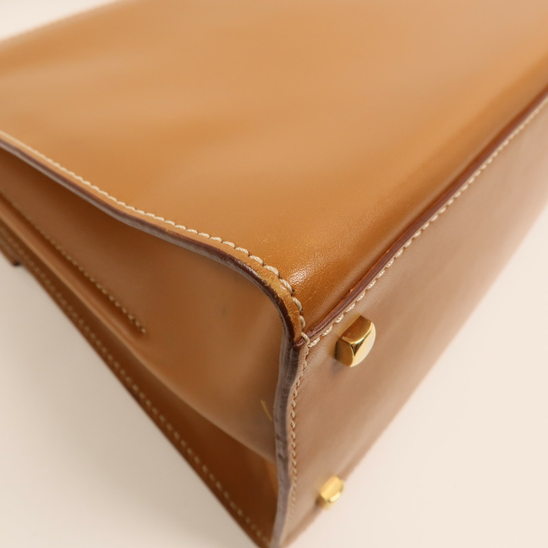 Salvatore Ferragamo 牛皮皮革Gancini Bag金扣手挽肩背兩用袋-11