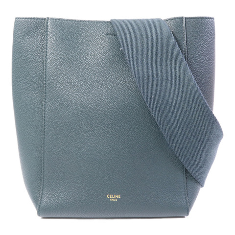 CELINE 牛皮皮革Small Sangle Bucket金扣肩背袋