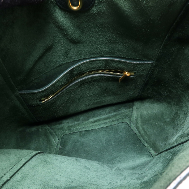 CELINE 牛皮皮革Small Sangle Bucket金扣肩背袋-4