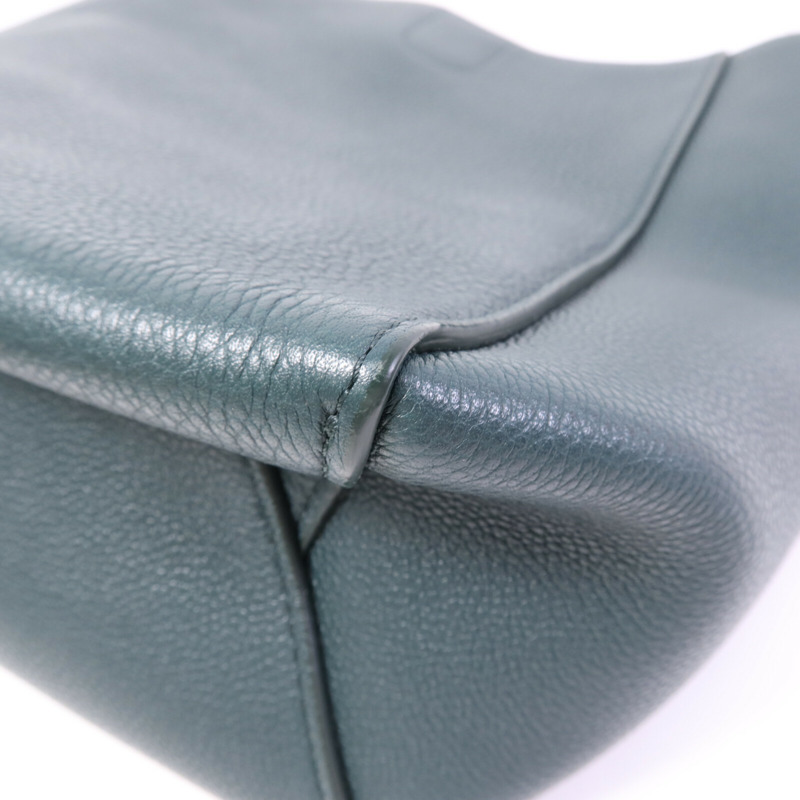 CELINE 牛皮皮革Small Sangle Bucket金扣肩背袋-10