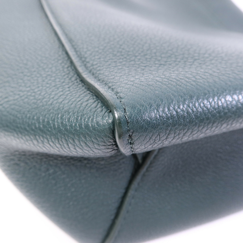 CELINE 牛皮皮革Small Sangle Bucket金扣肩背袋-11