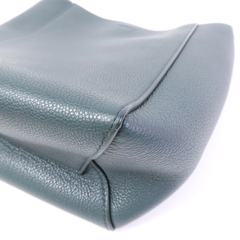 CELINE 牛皮皮革Small Sangle Bucket金扣肩背袋-12